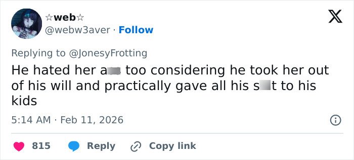 Tweet discussing Erika Kirk's relationship with Charlie and changes in his office, sparking fan scrutiny and reactions.