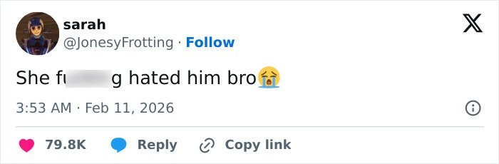 Tweet from user sarah expressing strong negative feelings about a relationship involving Erika Kirk and Charlie's office changes.