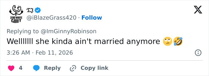 Screenshot of a social media comment discussing Erika Kirk's relationship with Charlie after fans noticed changes in his office.