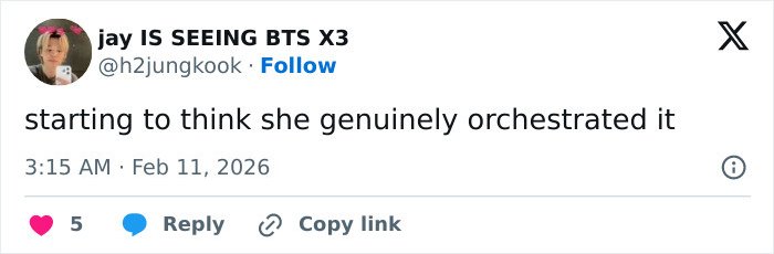Screenshot of a tweet discussing Erika Kirk's relationship with Charlie and changes made to his office.
