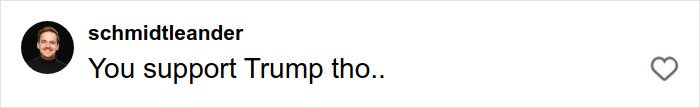 User comment on social media expressing political opinion, related to Joe Exotic and Epstein files discussion trending online.