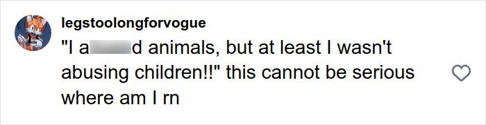 Comment on social media post reacting to Joe Exotic's Epstein files post, expressing disbelief and questioning seriousness.