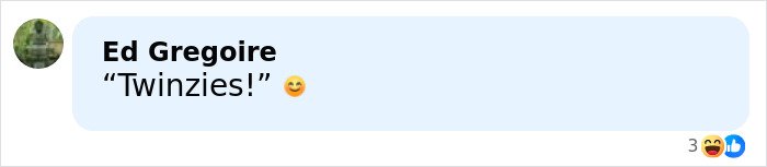 Comment reading Twinzie with smiling emoji reacting to hilariously awkward fashion faux pas in Blake Lively and Justin Baldoni court showdown.