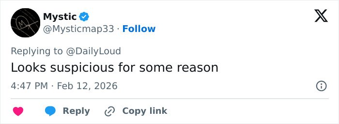 Twitter user Mystic commenting suspiciously on forensics setting up a white tent at Nancy Guthrie's home after kidnapping.