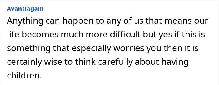 Text excerpt from an article discussing reconsidering motherhood after experiencing the challenges of autistic kids.