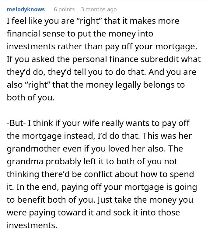 Woman takes care of wife's grandma, reading her will with shock and emotional reaction at home scene.