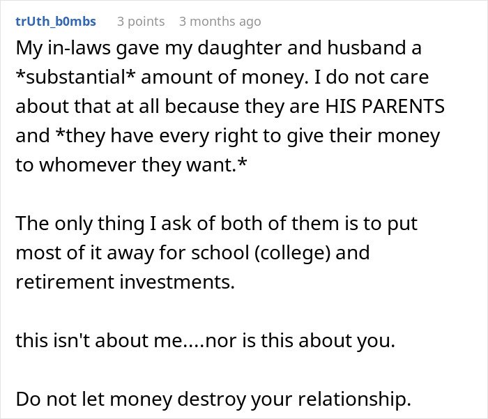 Woman taking care of wife's grandma with family tensions arising after discovering her will details.
