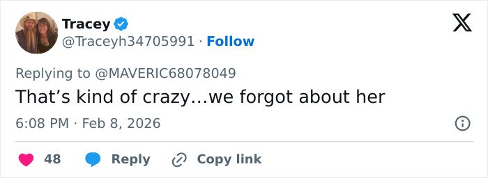 Screenshot of a social media comment reacting to a viral post comparing Ghislaine Maxwell to Madeleine McCann abductor sketch.