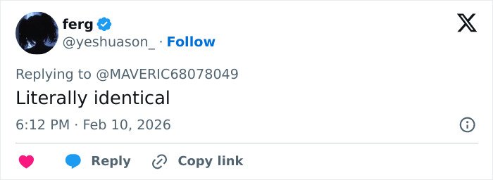 Screenshot of a tweet commenting on a viral post comparing Ghislaine Maxwell to Madeleine McCann abductor sketch.