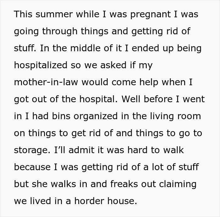 New parents face in-laws threatening CPS after declaring their home unacceptable due to clutter and organization issues.