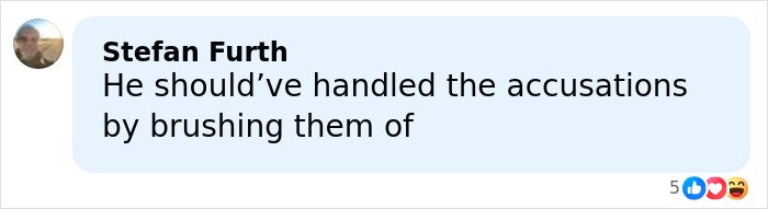 Comment by Stefan Furth discussing handling of cheating accusations in Olympics after Canada's controversy.