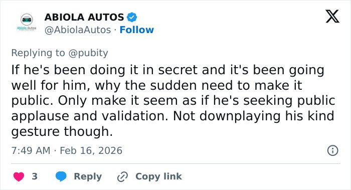 Screenshot of a tweet reacting to The Big Bang Theory star Kunal Nayyar’s GoFundMe revelation with a critical public response.