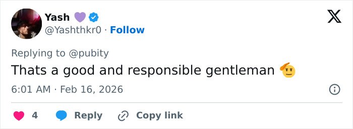 Screenshot of a Twitter reply praising a gentleman, related to The Big Bang Theory star Kunal Nayyar’s GoFundMe news.