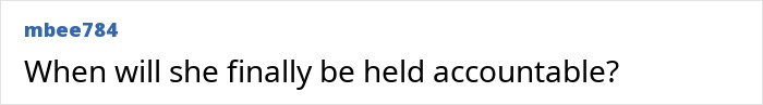 Comment from user mbee784 questioning when the indie musician accusing Taylor Swift’s Opalite of copying her video will be held accountable