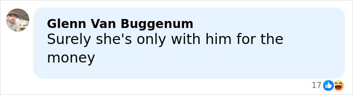 Comment by Glenn Van Buggenum expressing skepticism about Melania Trump’s intentions in a social media post about Americans’ views of First Ladies.