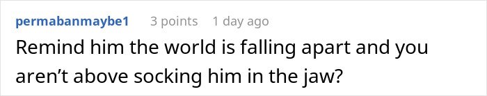 Comment on Reddit thread showing user advising confrontation during a crisis when told not to work overtime by a cashier.