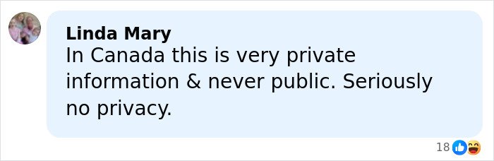 Comment by Linda Mary discussing privacy and public information concerns related to Tommy Lee Jones’ daughter’s cause of passing.