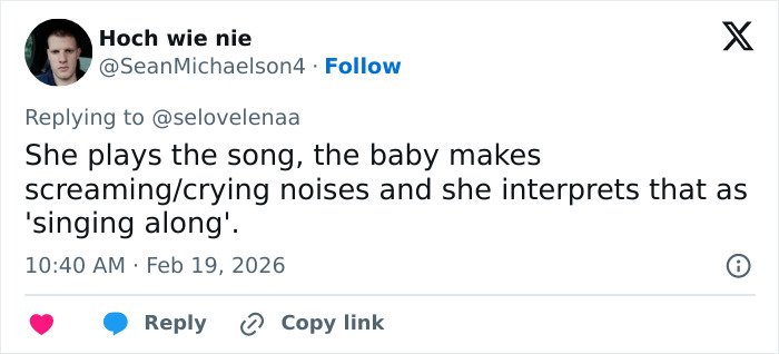 Tweet discussing skepticism about a toddler son&rsquo;s behavior related to pathological liar claims.