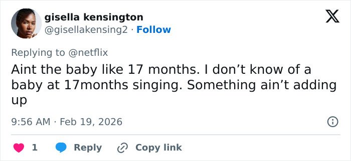 Tweet expressing skepticism about toddler son&rsquo;s abilities related to Hailey Bieber&rsquo;s pathological liar claim.