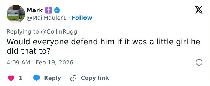 Screenshot of a Twitter reply discussing controversy involving NASCAR driver and Michael Jordan&rsquo;s interaction with a young child.