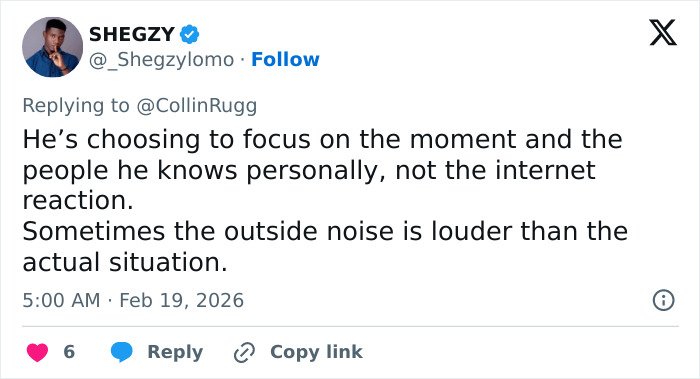Screenshot of a tweet by SHEGZY replying about a NASCAR driver addressing controversy from Michael Jordan's interaction with his 6YO son.