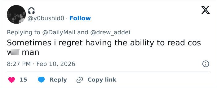 Screenshot of a social media reply reacting to news about a teacher known for helping under-privileged students accused of crimes.