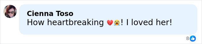 User comment expressing heartbreak and love for Anne Burrell amid alleged tragic passing details.