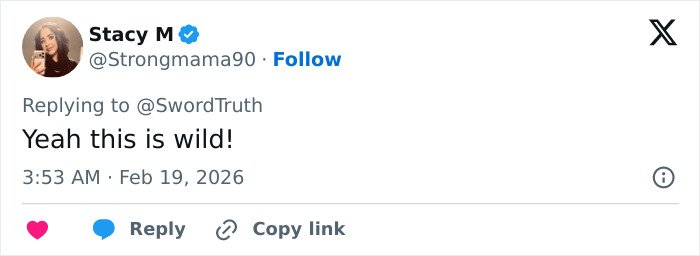 Screenshot of a tweet reacting to rumors about Erika Kirk’s steamy interactions as a closet lesbian with a female friend.