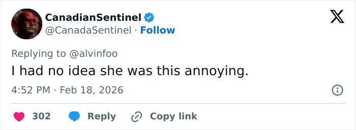 Screenshot of a social media reply criticizing Eileen Gu’s representation, linked to JD Vance’s related comment backlash.