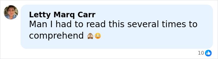 Comment by Letty Marq Carr expressing confusion after reading about police discovering disturbing detail about ice rink attacker&rsquo;s family.