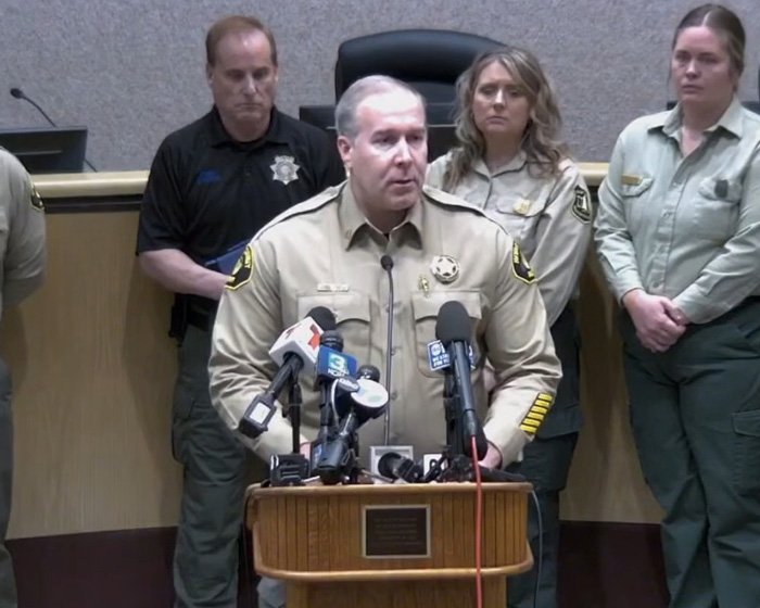 Police official speaking at a press conference about six mothers who enjoyed time off together losing their lives in a tragic incident.