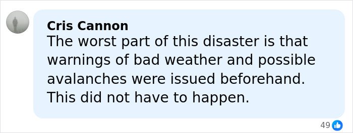 Comment by Cris Cannon discussing the tragedy involving six mothers who enjoyed time off together.