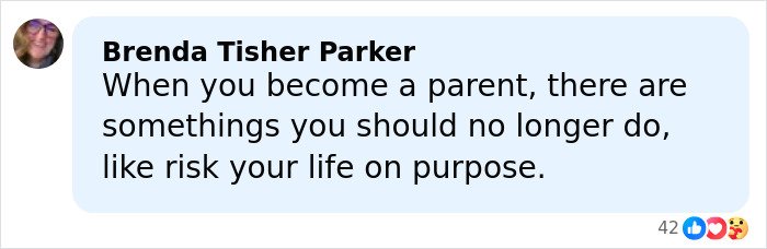 Comment from Brenda Tisher Parker reflecting on the tragedy involving six mothers who lost their lives in a tragic incident.