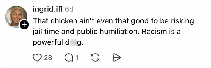 Commenter discussing the teacher jailed over alleged racist attack and the impact of public humiliation and racism.