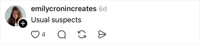 Screenshot of a social media post saying usual suspects, related to teacher jailed over alleged racist attack case.