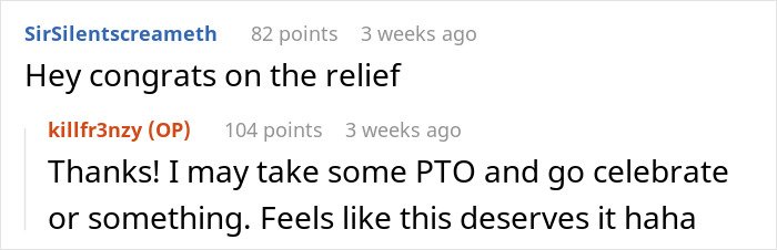 Screenshot of an online forum where a man shares relief after solving his 35-year throat pain medical mystery.