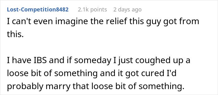 Reddit user sharing relief after solving a 35-year throat pain mystery, highlighting chronic throat pain and medical breakthrough.