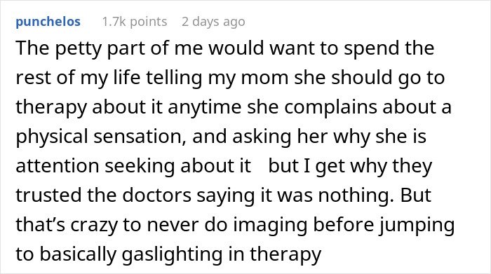 Reddit comment discussing a man’s 35 years of throat pain and his journey to solve his own medical mystery.