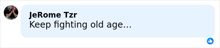 Screenshot of a social media comment related to a glamorous influencer's passing after major plastic surgery complications.
