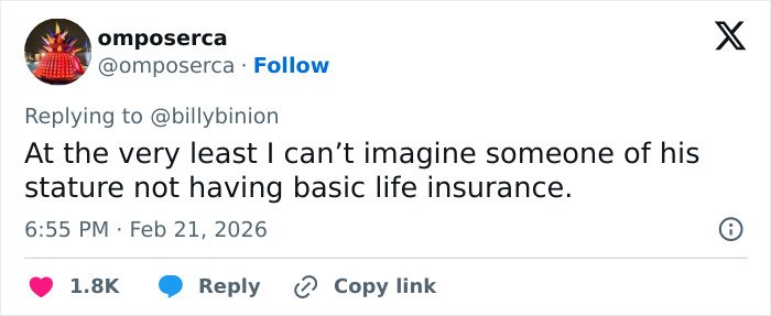Tweet discussing backlash over GoFundMe for Eric Dane's daughters amid controversy about wealthy people asking for money.