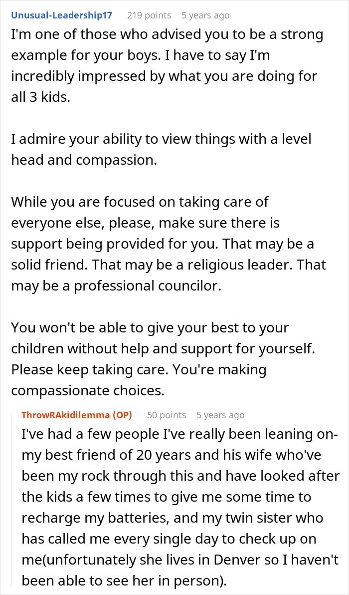 Online discussion with users offering support and advice after wife&rsquo;s secret exposed following birth of black child.