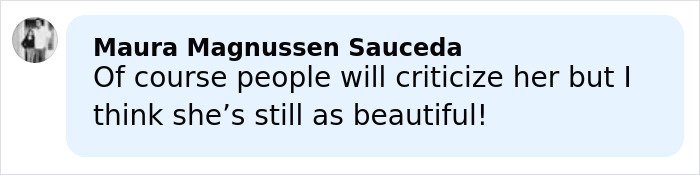 Comment praising Taylor Swift’s makeup-free behind-the-scenes video, highlighting her natural beauty despite criticism.