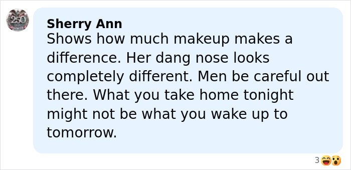 Comment about Taylor Swift’s makeup-free look, highlighting dramatic differences and reactions to her bare face.