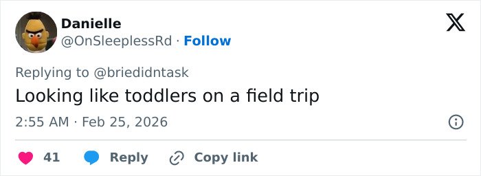 Tweet from Danielle expressing frustration over Team USA Men's Hockey behaving immaturely at the White House causing public upset.