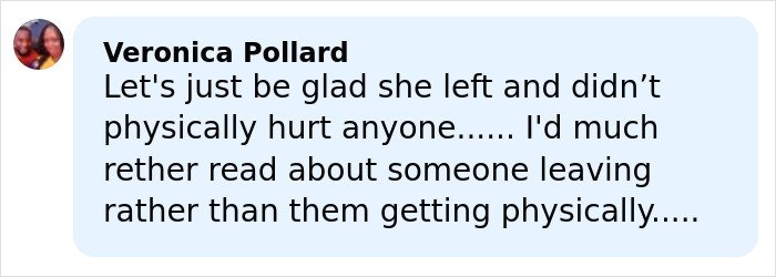 Comment from Veronica Pollard discussing the North Carolina mom of three who disappeared 24 years ago.