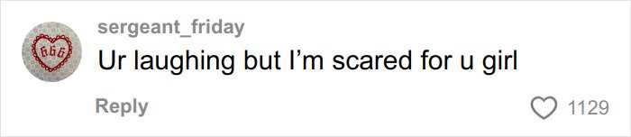 Comment on social media expressing fear and concern for a woman after discovering boyfriend’s YouTube history.