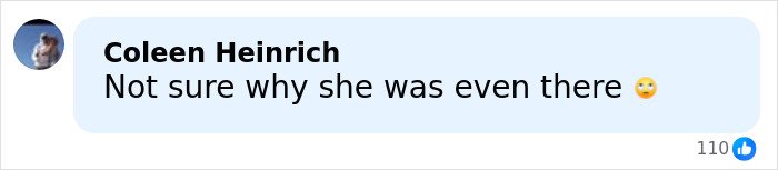 Social media comment from Coleen Heinrich expressing confusion about Erika Kirk going viral after Trump mentioned her.
