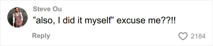 Screenshot of a social media comment by Steve Ou reacting with disbelief, relevant to health experts warning fans.