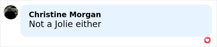 Screenshot of a social media comment about Brad Pitt's kids sending a message regarding their relationship in mom's movie.