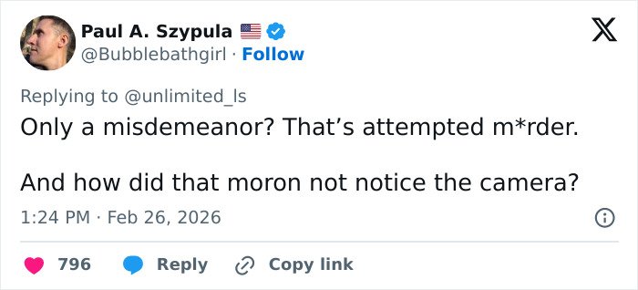 Screenshot of a social media post discussing a couple discovering roommate’s horrifying acts on security footage after ER visits.